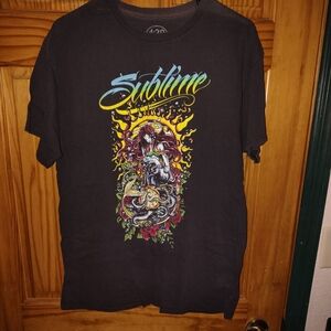 Vintage Sublime Mermaid Graphic Tee Size Large